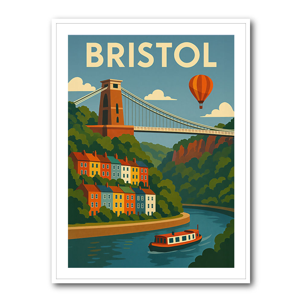 Bristol Travel Poster 1-5x7-